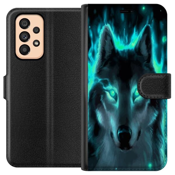 Kompatibelt Lommeboketui til Samsung Galaxy A53 5G Ulver