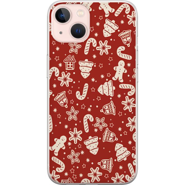 Apple iPhone 13 Läpinäkyvä kuori Hyvää joulua