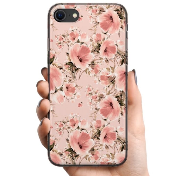 Apple iPhone SE (2020) TPU Mobilcover Blomster