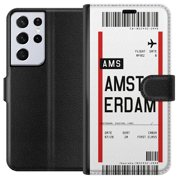 Samsung Galaxy S21 Ultra 5G Plånboksfodral Amsterdam