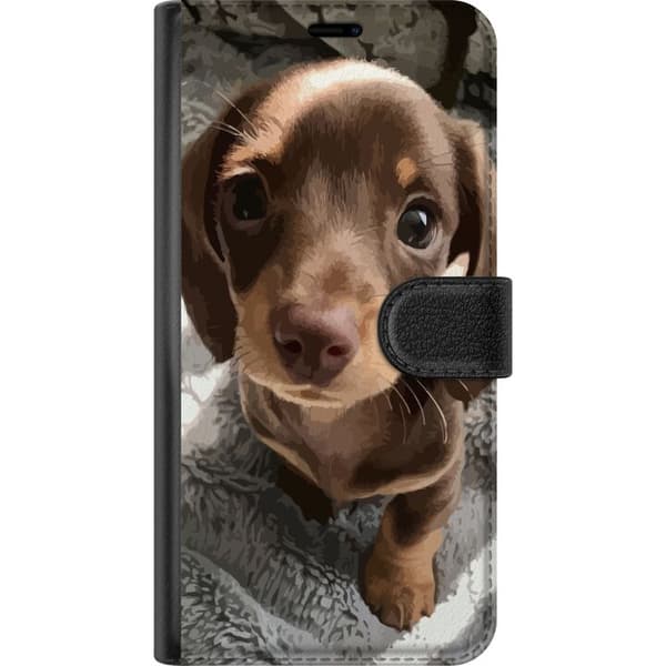Kompatibelt Plånboksfodral till Apple iPhone 12 mini Cute Dog / Söt Hund
