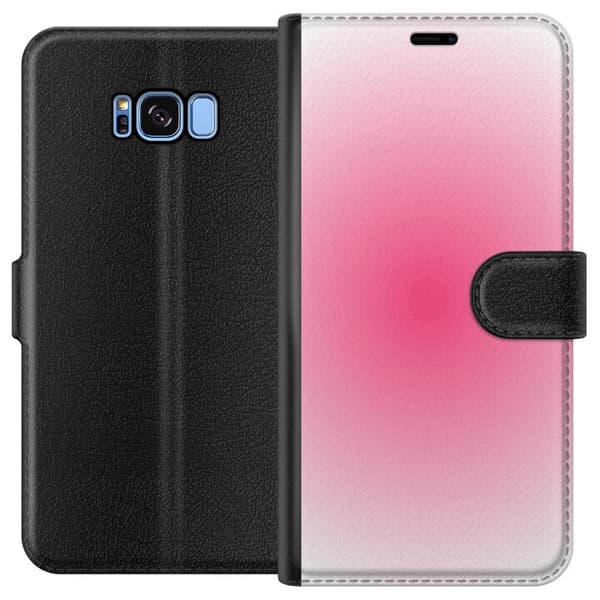 Kompatibelt Plånboksfodral till Samsung Galaxy S8 Rosa Moln