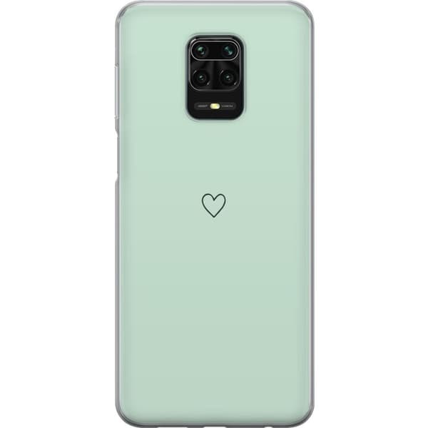 Kompatibelt Mobilskal till Xiaomi Redmi Note 9S Enkelt Hjärtat