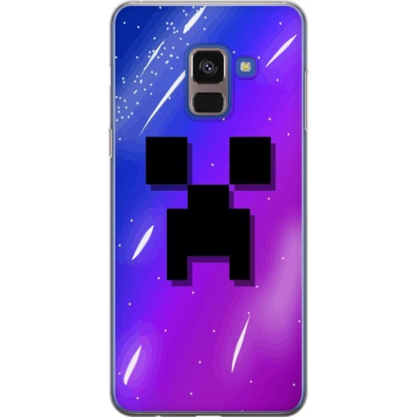 Samsung Galaxy A8 (2018) Gjennomsiktig deksel Minecraft