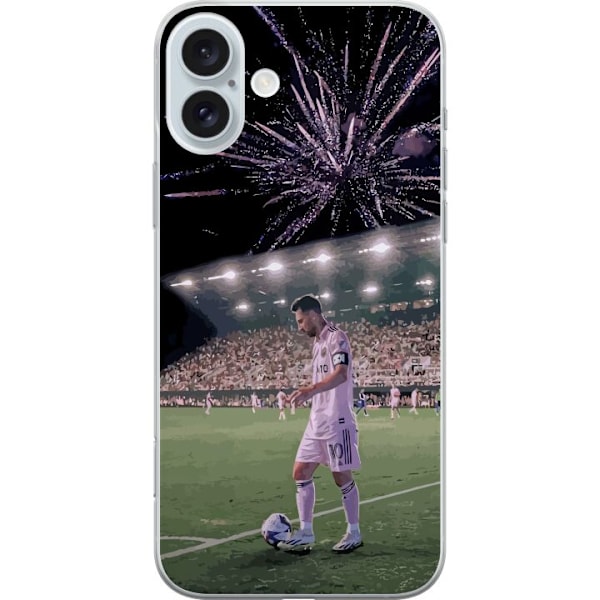 Apple iPhone 16 Plus Gennemsigtig cover Lionel Messi