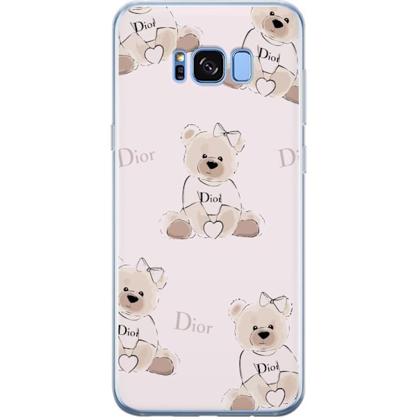 Samsung Galaxy S8+ Läpinäkyvä kuori Teddy Dior Vibes - ylel