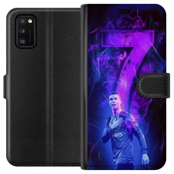 Samsung Galaxy A41 Lompakkokotelo Ronaldo 7 - Jalkapallolegend