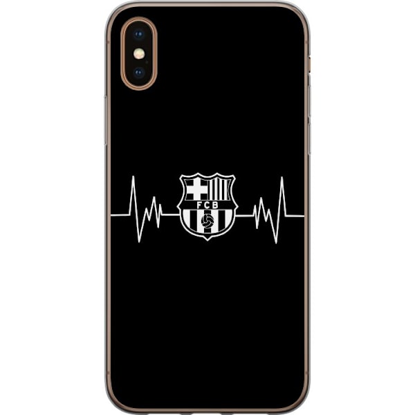 Apple iPhone X Genomskinligt Skal FC Barcelona