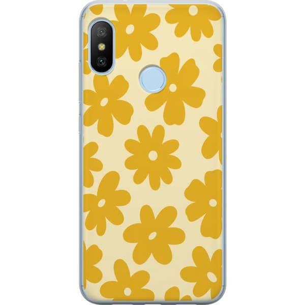 Kompatibel Mobilcover til Xiaomi Mi A2 Lite Gule solsikker gul