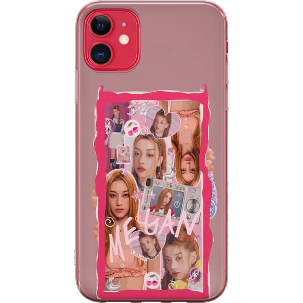 Kompatibelt Mobildeksel til Apple iPhone 11 Megan rosa collage rosa