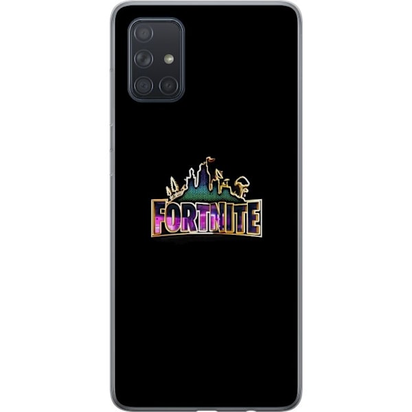 Samsung Galaxy A71 Gjennomsiktig deksel Fortnite