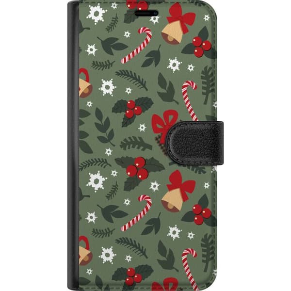 Kompatibelt Lommeboketui til Apple iPhone 13 Pro God Jul mønster