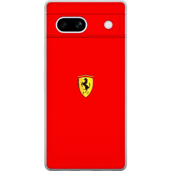 Google Pixel 7a Läpinäkyvä kuori Ferrari S.p.A.