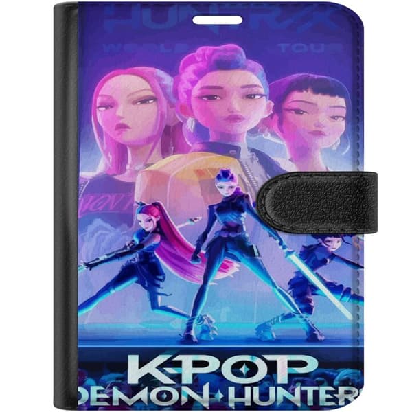 Kompatibel Tegnebogsetui til Apple iPhone Duo Trendy KPop Demon Hunters-dukkefigur