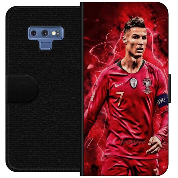 Samsung Galaxy Note9 Lompakkokotelo Ronaldon Taidot - CR7 Suun