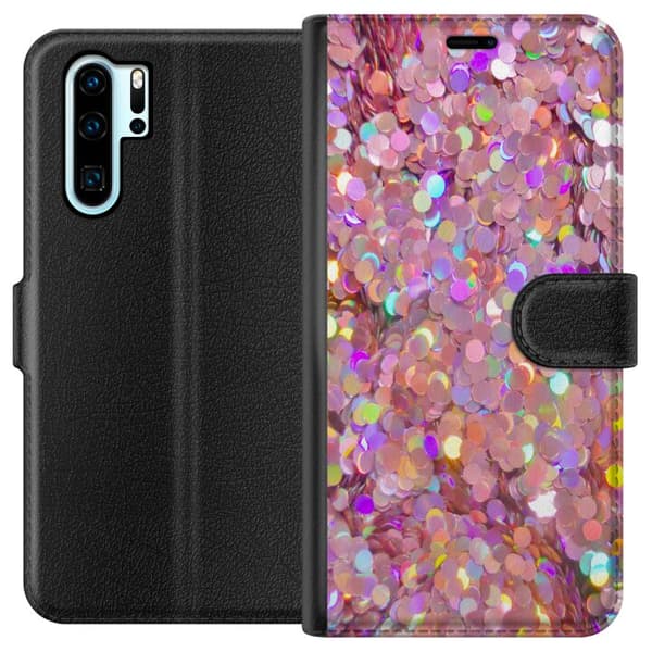 Kompatibelt Lommeboketui til Huawei P30 Pro Glimmer