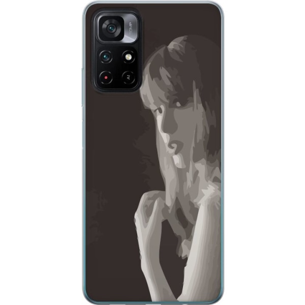 Xiaomi Poco M4 Pro 5G Gennemsigtig cover Taylor Swift