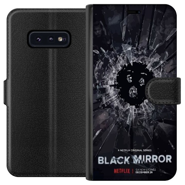 Samsung Galaxy S10e Tegnebogsetui Black Mirror Sci-Fi Netflix