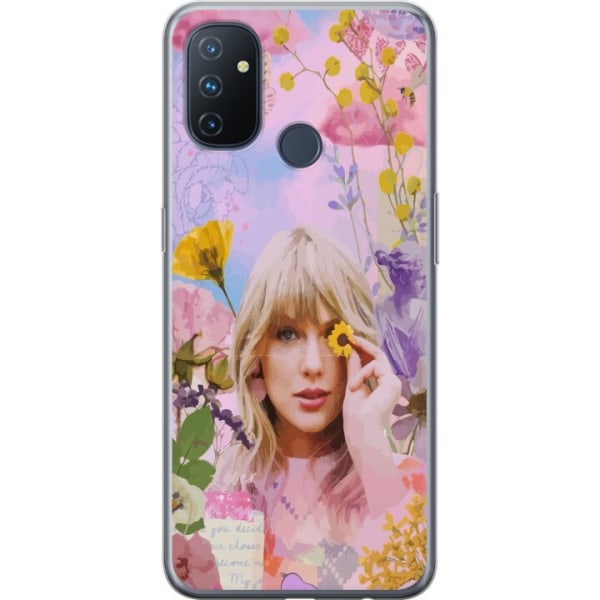 OnePlus Nord N100 Genomskinligt Skal Taylor Swift - Blomma