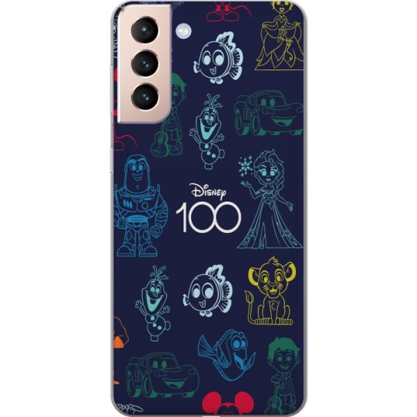 Samsung Galaxy S21 Läpinäkyvä kuori Disney 100