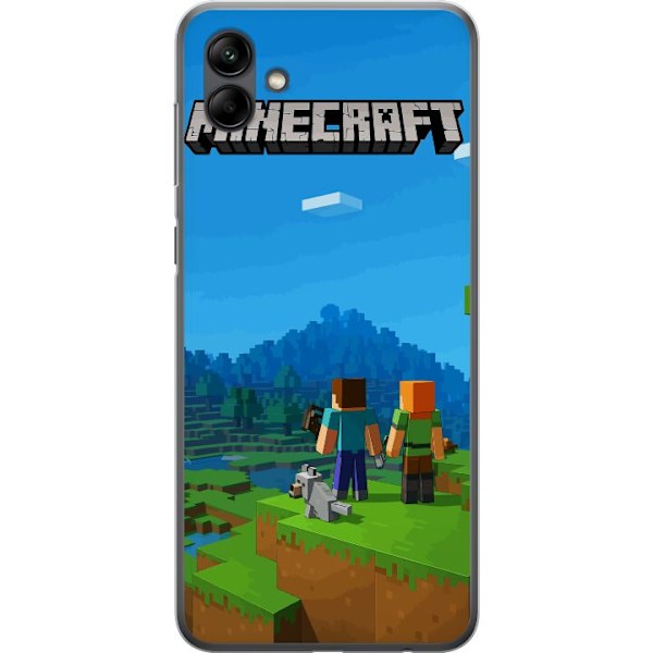 Samsung Galaxy A05 Genomskinligt Skal Minecraft Key Art
