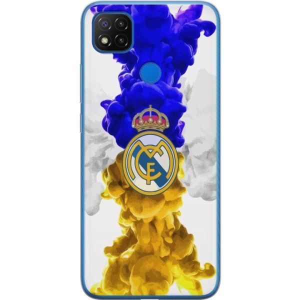 Xiaomi Redmi 9C Läpinäkyvä kuori Real Madrid Värit