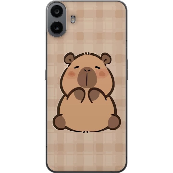 Nothing CMF Phone 1 Läpinäkyvä kuori Mobilskal kawaii capybara flera figurer japansk stil