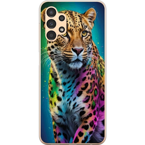 Samsung Galaxy A13 Genomskinligt Skal Leopard