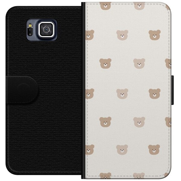 Samsung Galaxy Alpha Lompakkokotelo Teddy-tausta - söpöt teddykarhut pehmeällä taustalla
