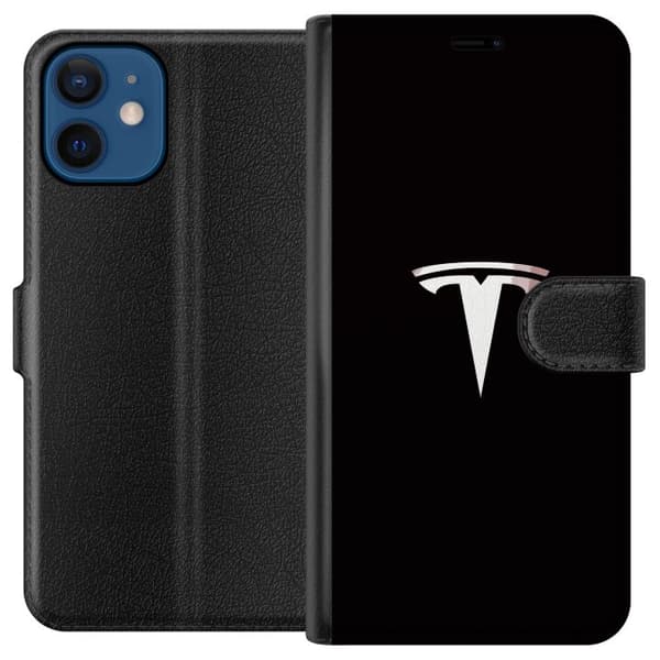 Yhteensopiva Lompakkokotelo Apple iPhone 12 Tesla