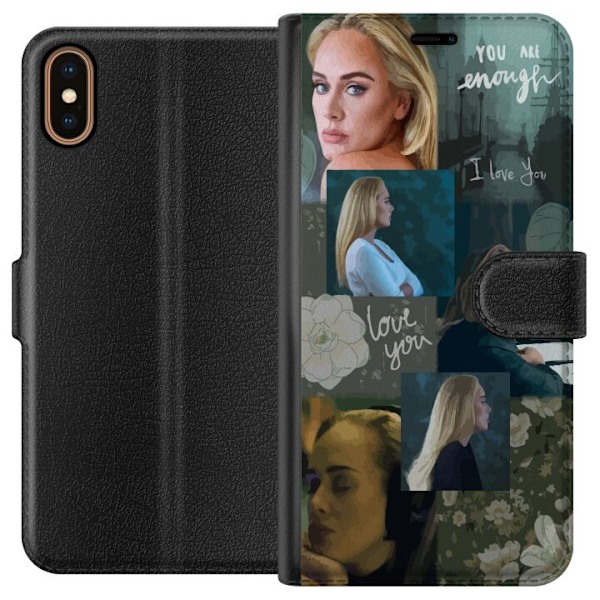 Apple iPhone XS Tegnebogsetui Adele