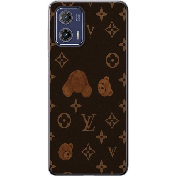 Motorola Moto G73 Läpinäkyvä kuori Plush Luxe