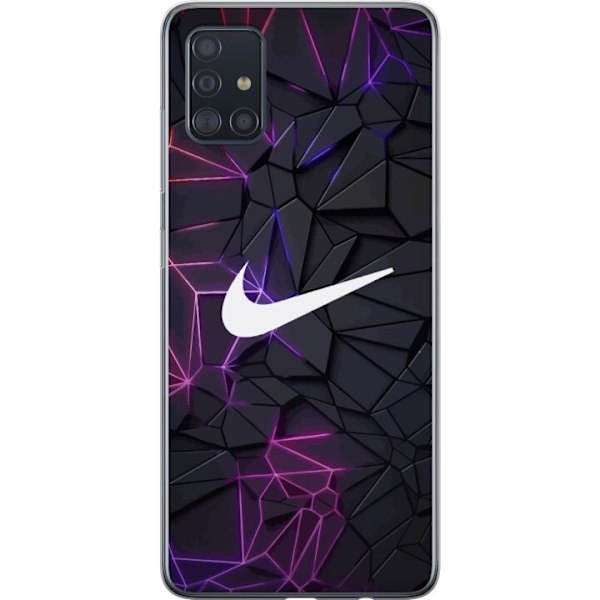 Samsung Galaxy A51 Läpinäkyvä kuori Nike