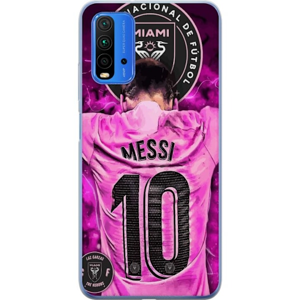 Xiaomi Redmi 9T Genomskinligt Skal Messi
