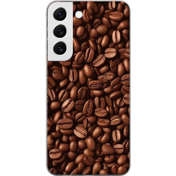 Kompatibelt Mobildeksel til Samsung Galaxy S22+ 5G Kaffebönor närbild brun