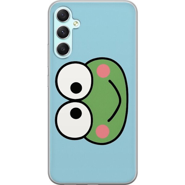 Samsung Galaxy A34 Läpinäkyvä kuori Keroppi Smile