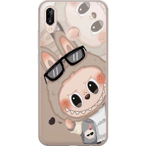 Huawei P20 lite Läpinäkyvä kuori Labubu Rainbow Chaos