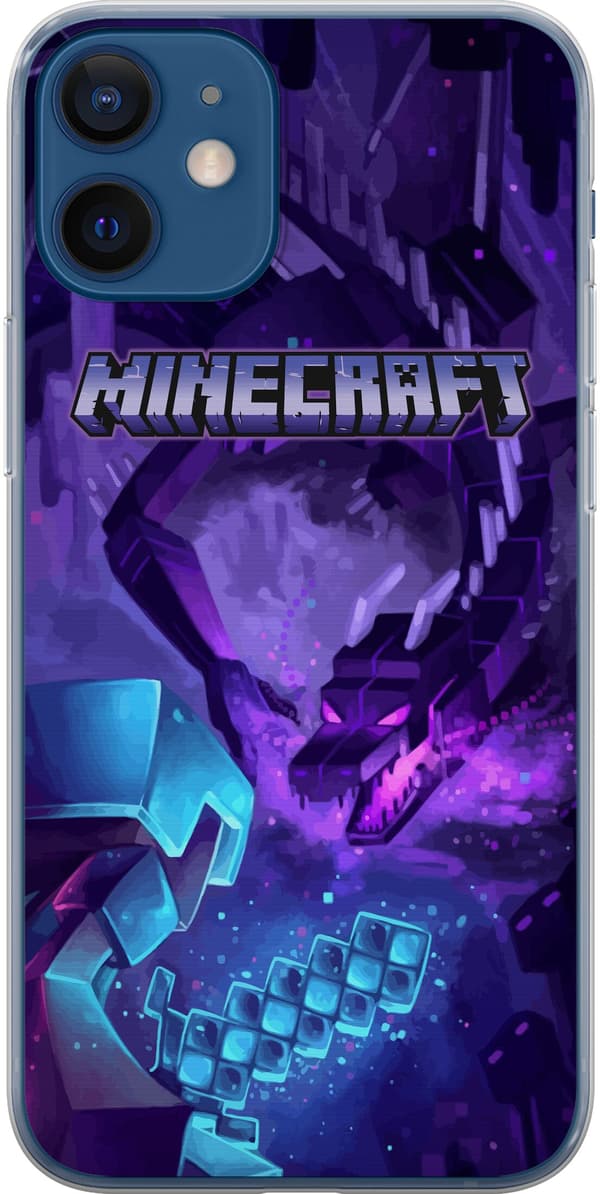 Kompatibelt Mobilskal till Apple iPhone 12 Minecraft