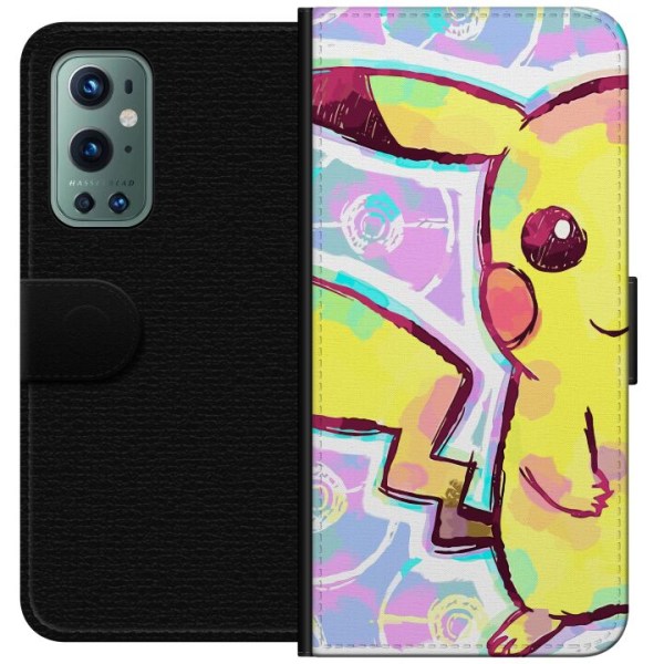 OnePlus 9 Pro Lompakkokotelo Pikachu 3D