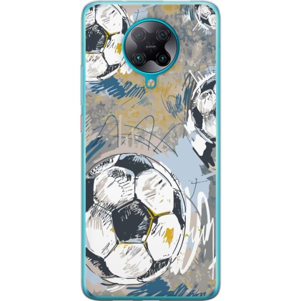 Xiaomi Poco F2 Pro Gjennomsiktig deksel Fotball