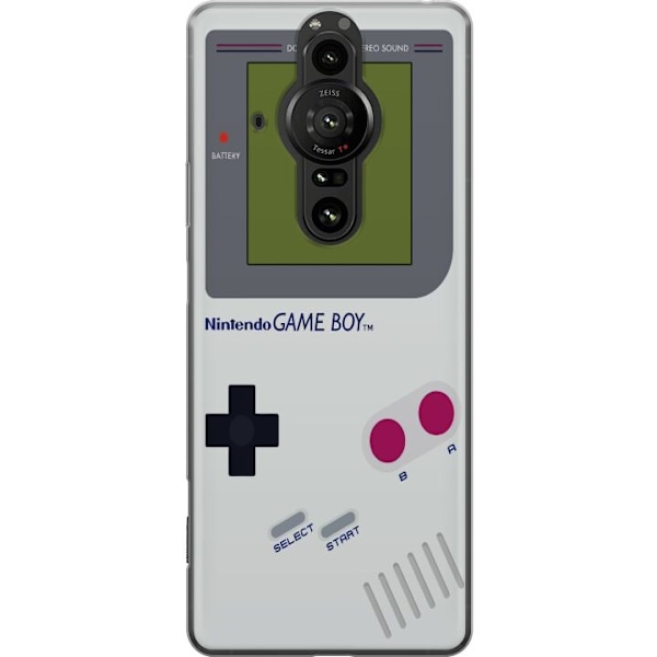 Sony Xperia Pro-I Genomskinligt Skal Game Boy