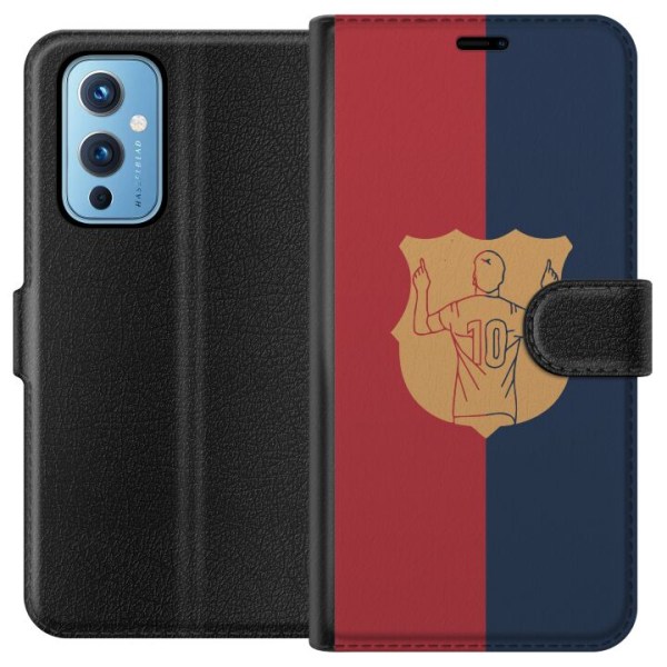 OnePlus 9 Tegnebogsetui FC Barcelona