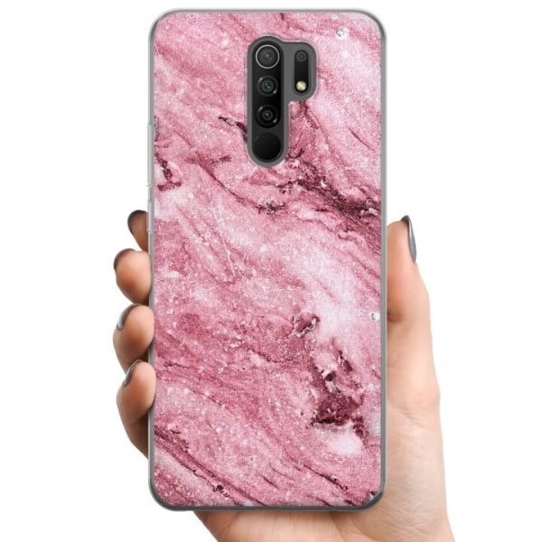 Xiaomi Redmi 9 TPU Mobilcover Glitter Marmor