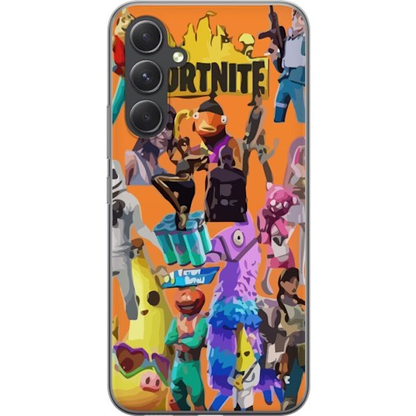 Samsung Galaxy S24 Genomskinligt Skal Fortnite