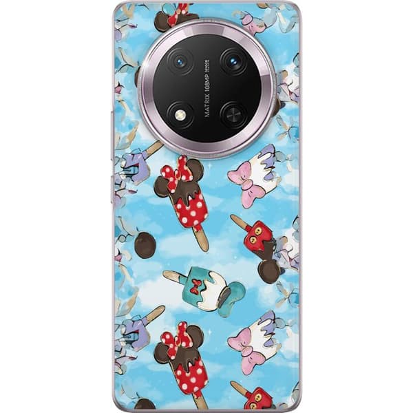 Kompatibel Mobilcover til Honor Magic7 Lite Tecknade glassfigurer blå