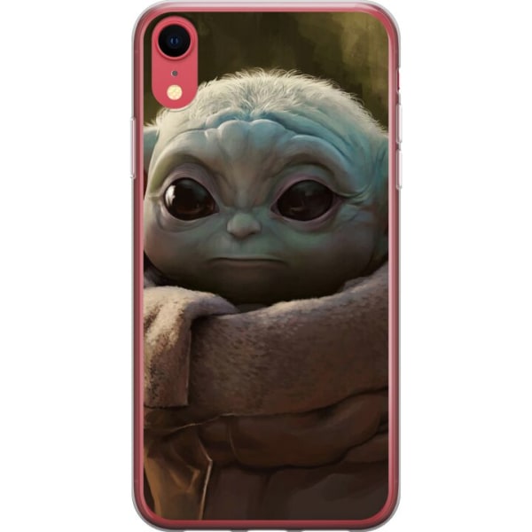 Apple iPhone XR Läpinäkyvä kuori Baby Yoda