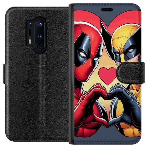 OnePlus 8 Pro Lommeboketui All hjerters dag Wolverine