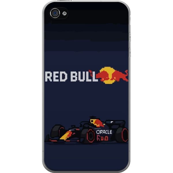 Kompatibel Mobilcover til Apple iPhone 4 Pixelracer i retrostil sort