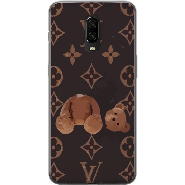 OnePlus 6T Genomskinligt Skal Teddy Sad LV Happy