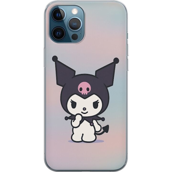 Apple iPhone 12 Pro Genomskinligt Skal Kawaii Sanrio Kuromi